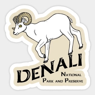 Dall Sheep Denali Sticker